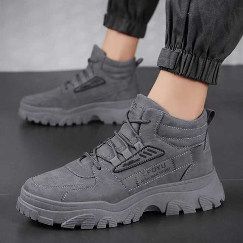  men workwear shoes high top  Breathable high top workwear shoes