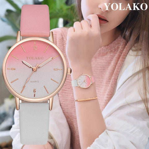 watch for ladies Brand Leather Quartz Women'