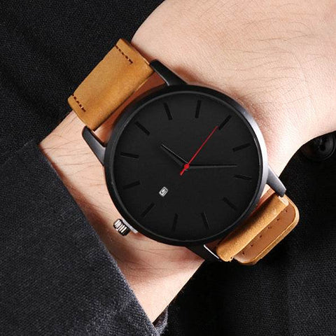 Watches Fashion Leather Quartz