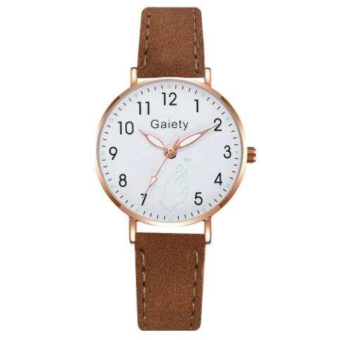 Women Watches Leather  Simple Vintage Small Leather Strap