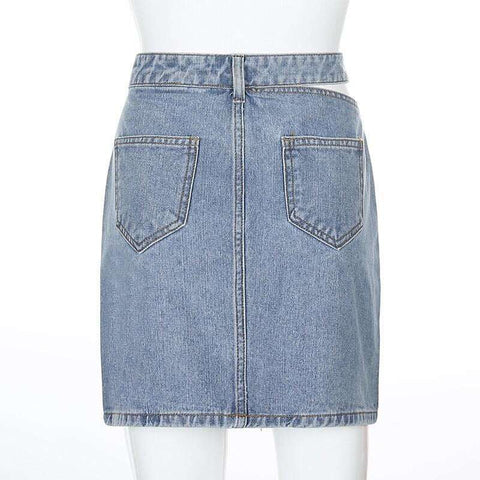  denim short skirt women