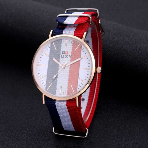 men wrist watch  Nylon Strap Wrist Watch